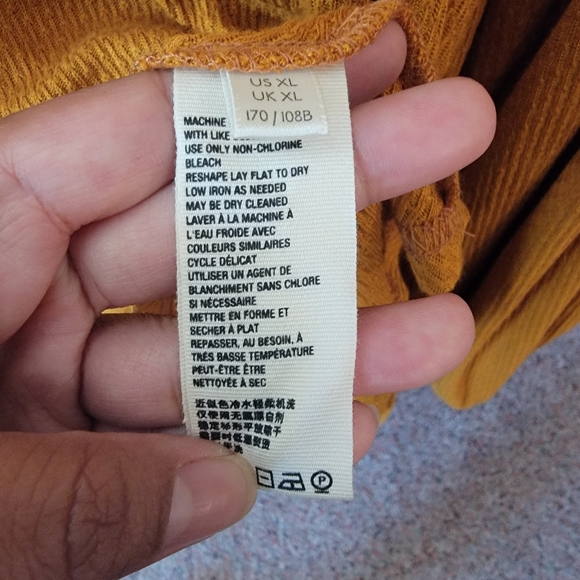 Free People Devin peasant top in Autumn Pearl XL - Picture 5 of 7